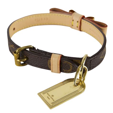 louis vuitton dog collar black|louis vuitton dog collar small.